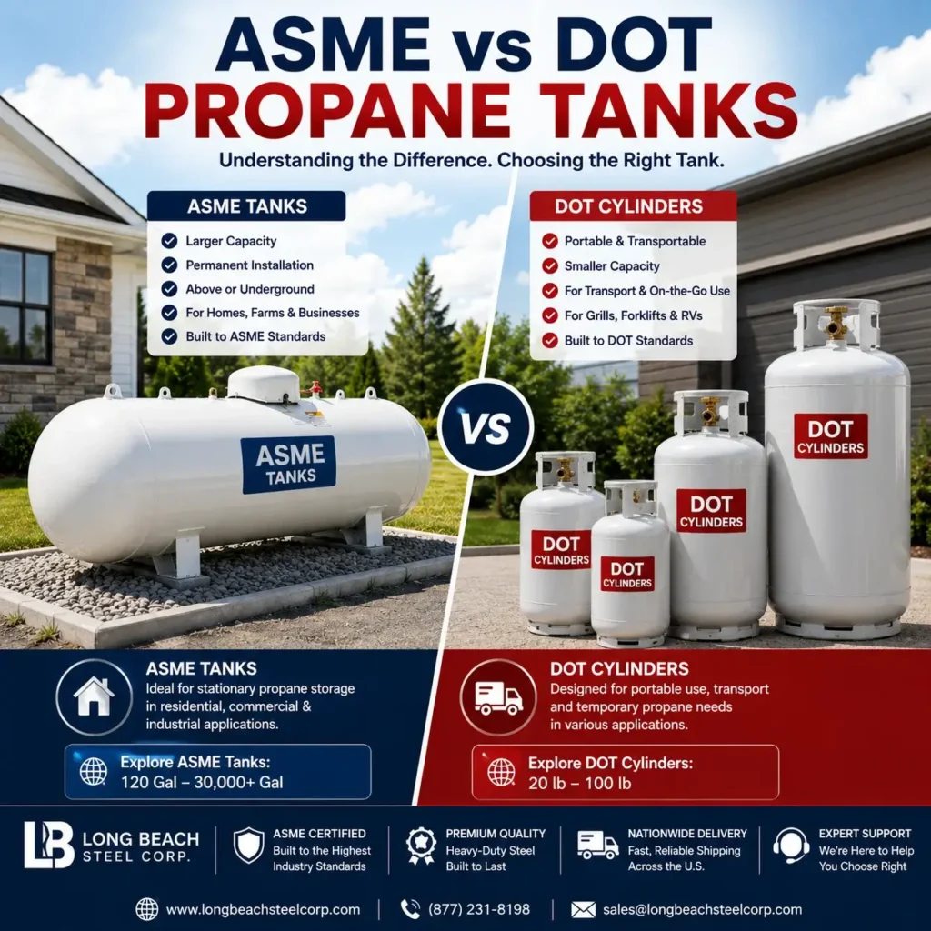 ASME vs DOT Propane Tanks