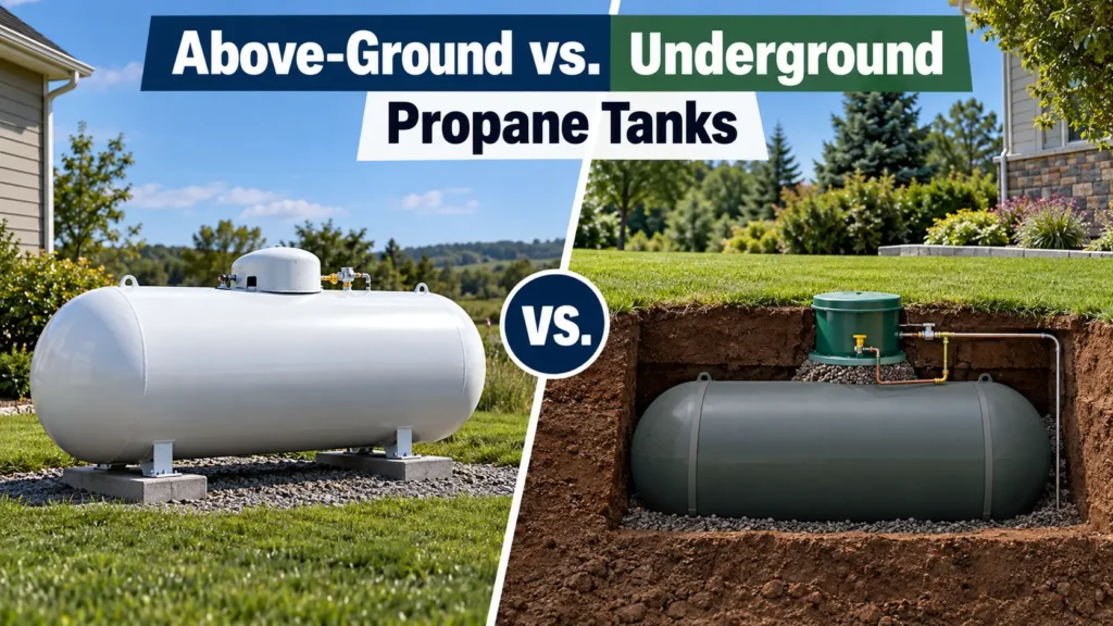 Above-Ground vs. Underground Propane Tanks